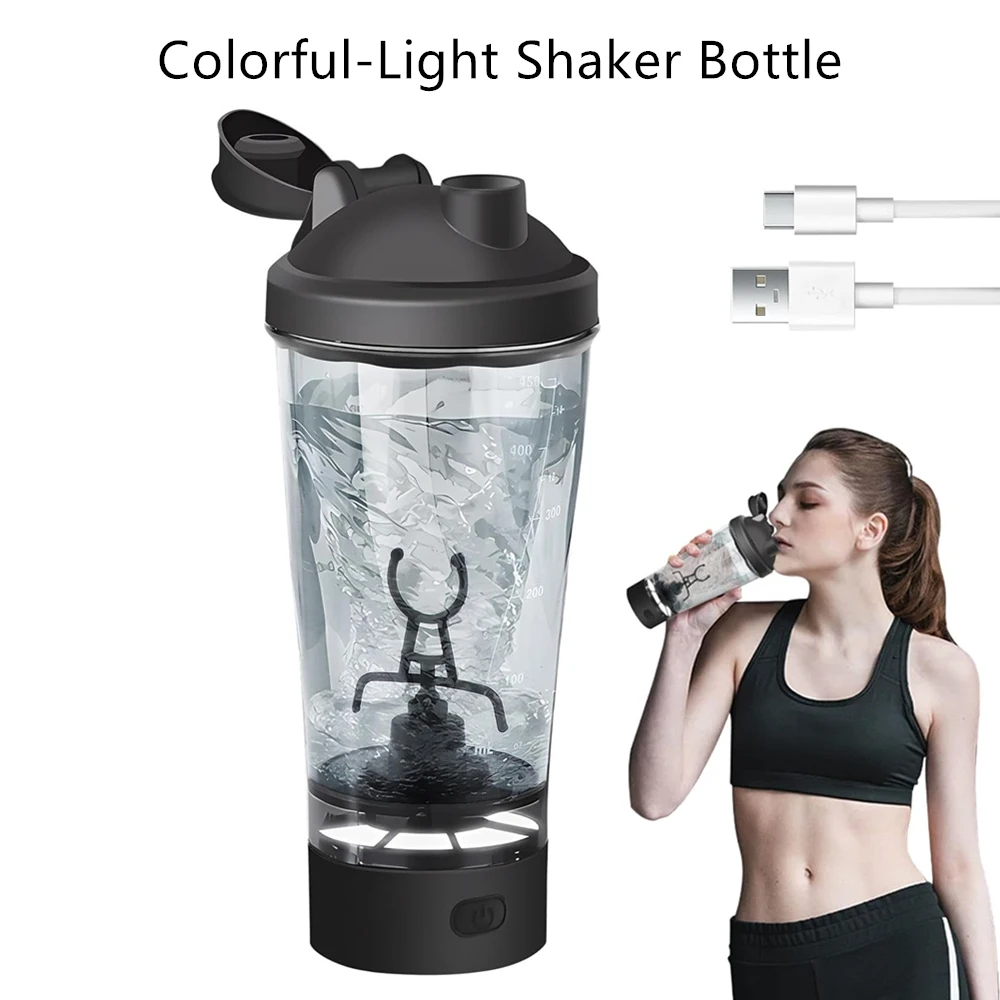 Портативный блендер-шейкер USB перезаряжаемый миксер для белковых коктейлей