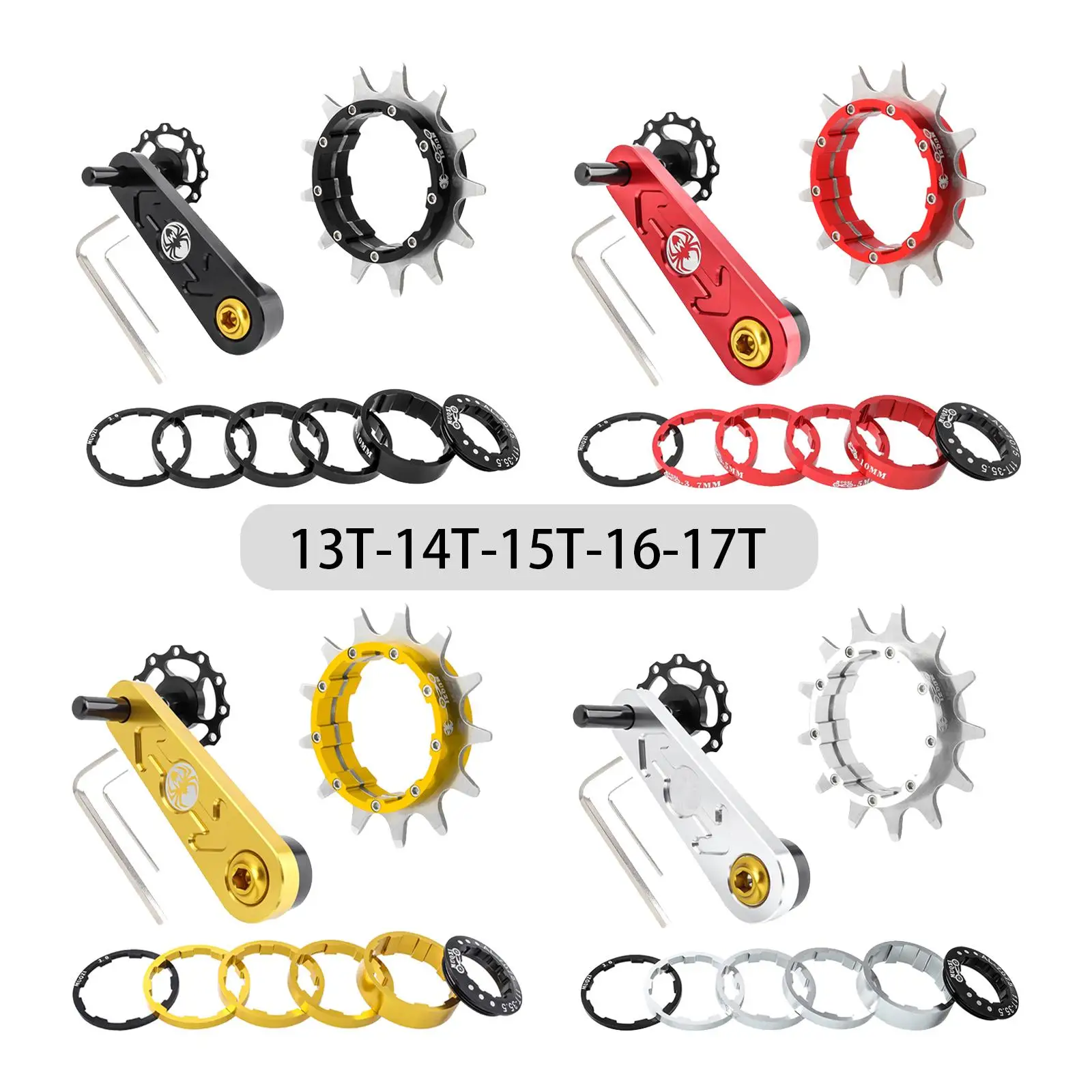 

Lightweight Bike Single Speed Cassette Cog Derailleur Converter, Bicycle Chain
