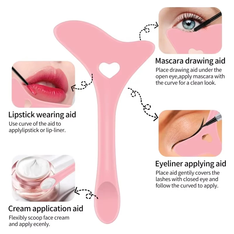 Многофункциональная подводка для глаз трафарет наконечники крыльев силиконовая