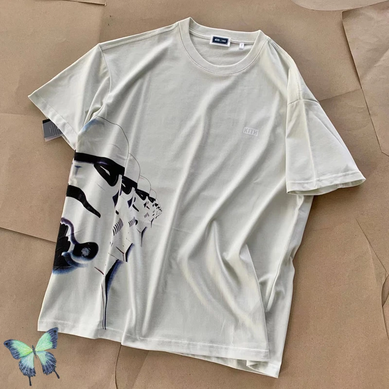 

Kith Men Women T-shirt Heavy Fabric Oversize Tops