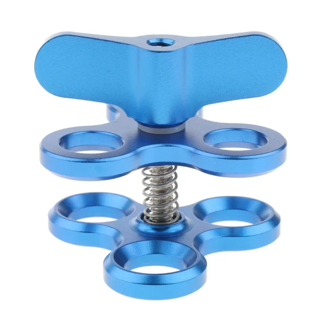 

Alloy Arm Clip 3-Hole Bracket Tripod for Camera Diving