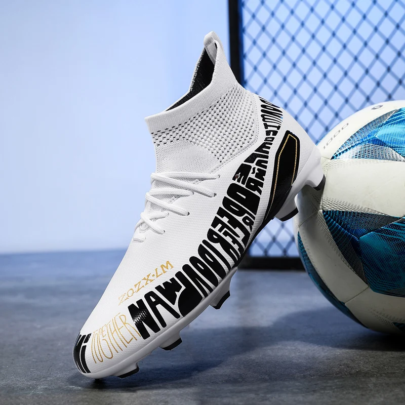 

C.Ronaldo Soccer Shoes Durable Comfortable Ventilate AG/TF Futsal Football Boot Unisex Chuteira Society Cleats Wholesale Sneaker