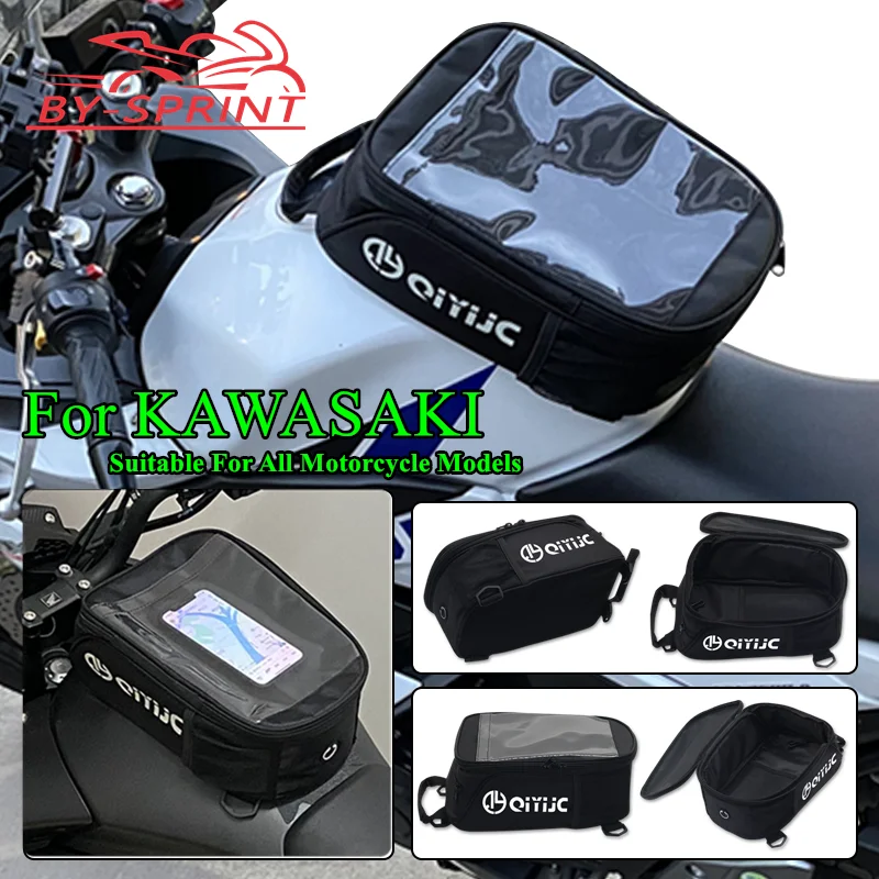 Motorcycle Navigation Storage Bag For Kawasaki ZX-10R ZX-6R ZX-25R ZX-14R VULCAN S ER-6N 6F Fuel Tank Bag High Capacity Backpack