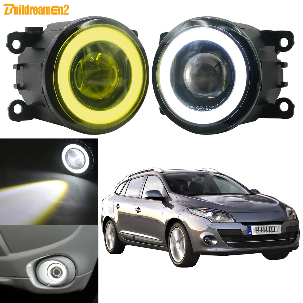 

2 шт., Автомобильные противотуманные фары с ангельскими глазками