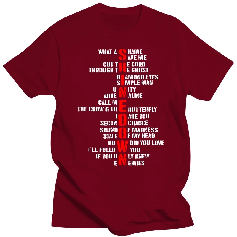 2020 модная мужская футболка Shinedown с надписью Save Me