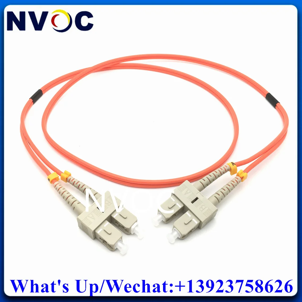 150 м SC-SC/ST/LC/FC многомодовый OM1 62 5/125 3 0 мм дуплексный LSZH оранжевый двойной внутренний