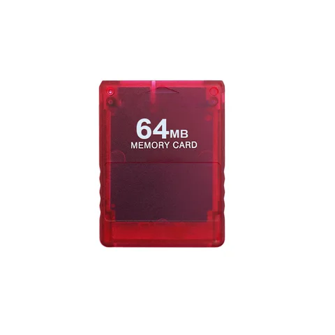 Карта памяти для PS2, для PlayStation 2, поддержка функций FreeMcBoot, 8 МБ, 16 МБ, 32 МБ, 64 МБ, решение M2, прозрачная цветная карта