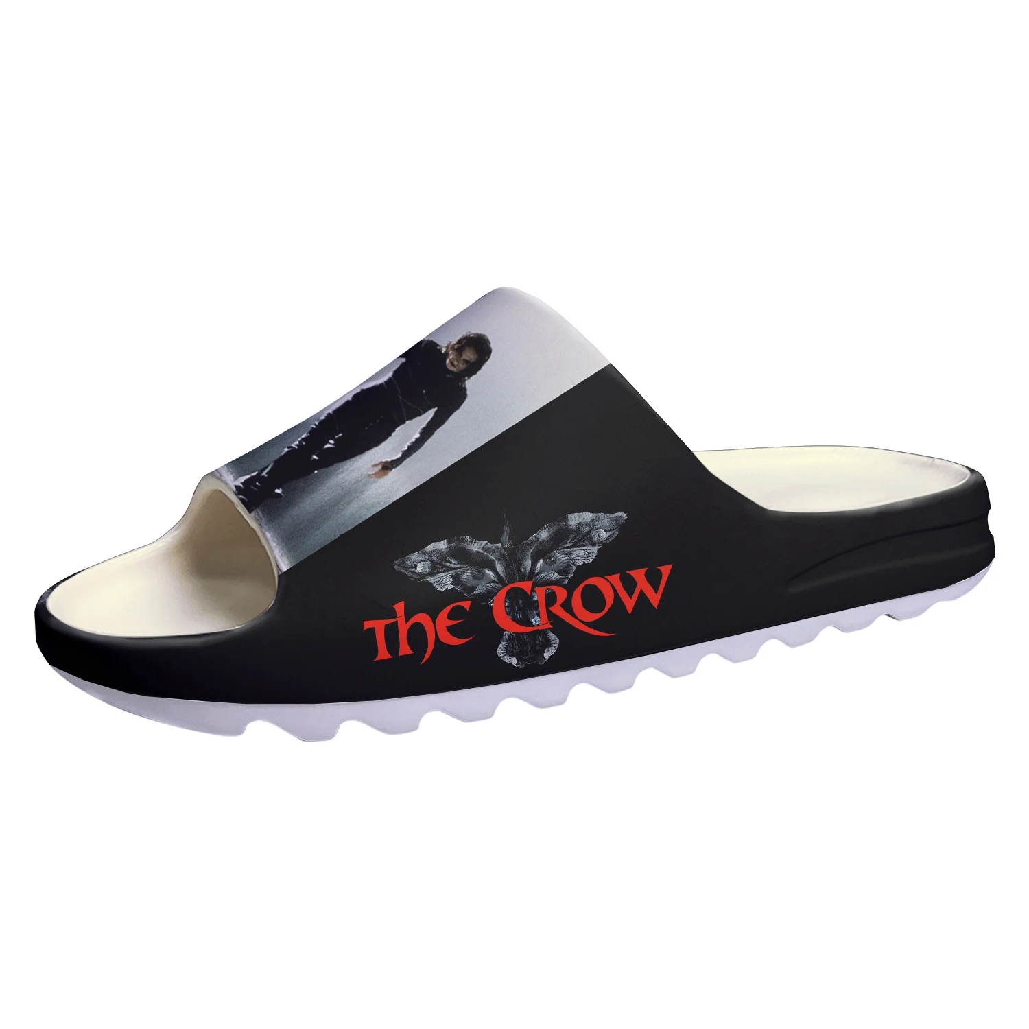 

Crow Classic Movie Soft Sole Sllipers Home Clogs Customized Step On Water Shoes Mens Womens Teenager Step in Sandals