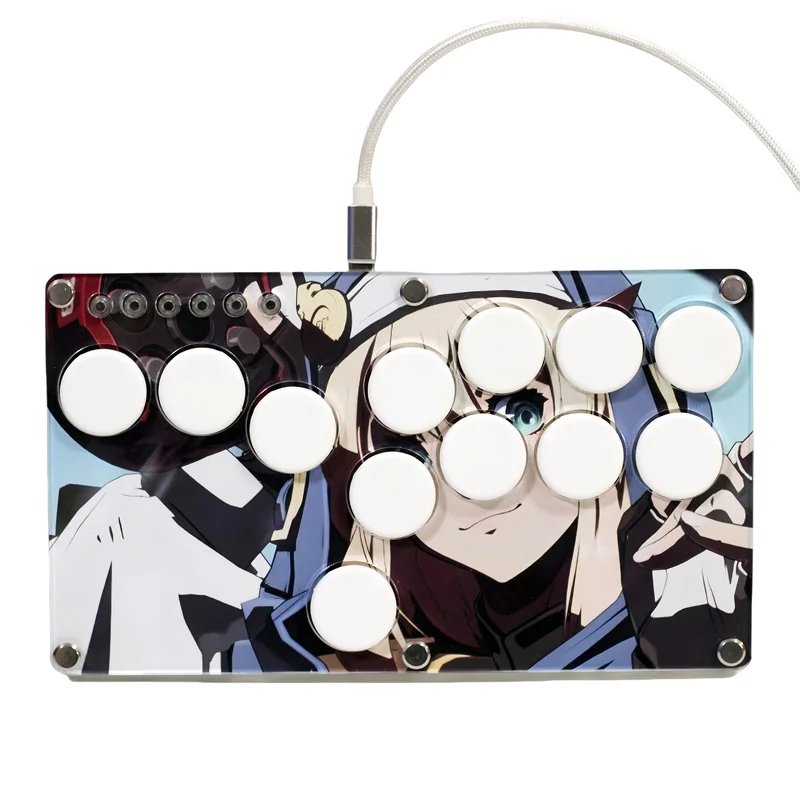 Настраиваемый DIY Hitbox аркадная боевая палка боевой игровой контроллер геймпад SANWA кнопки SOCD для ПКPS3Android (art.: 3920cc4cb60dc) - 3920cc4cb60dc