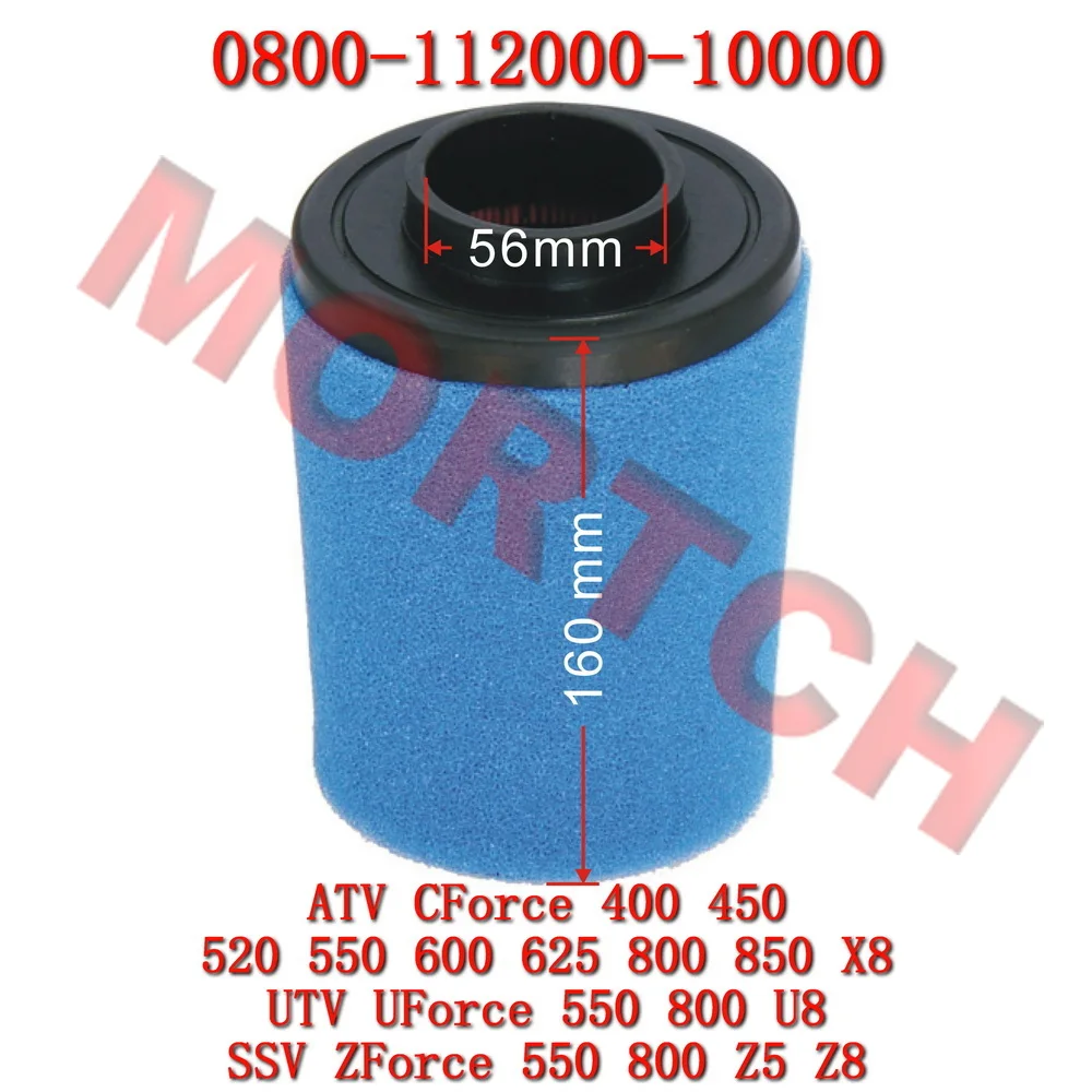Оригинальный элемент воздушного фильтра, подходящий для CF Moto 0800-112000-20010, CForce UForce ZForce 400 520 550 450L 850 ATV UTV SSV, аксессуары