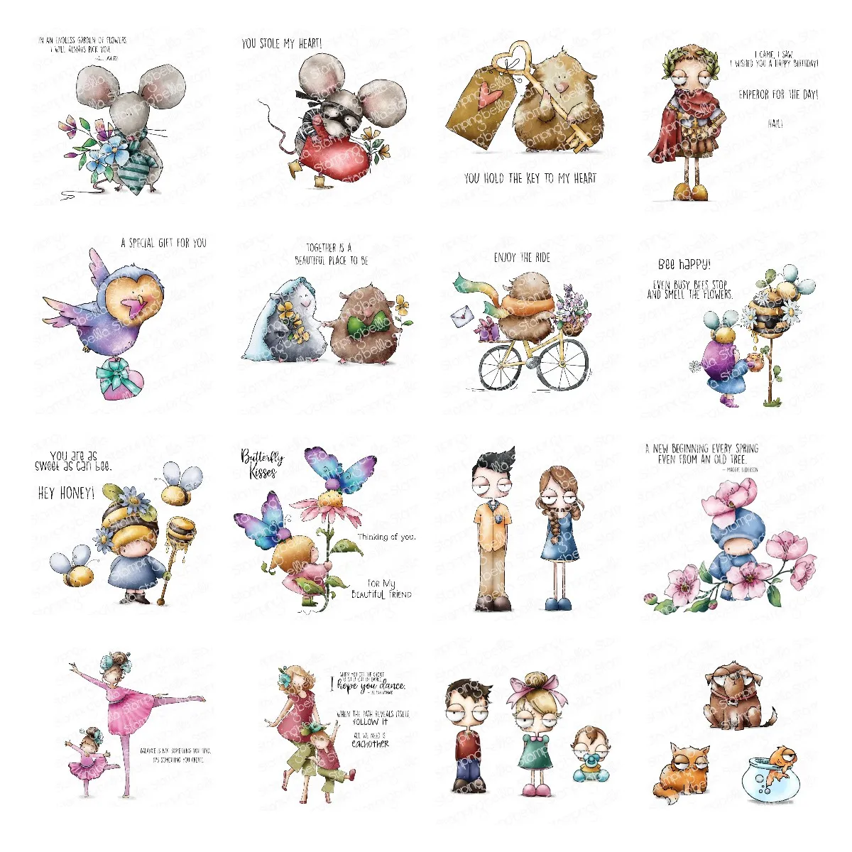 

Mouse Bouquet Mouse Bandit Cling Metal Cutting Dies Silicone Stamps Scrapbooking New Make Photo Album Card DIY Paper Embossing