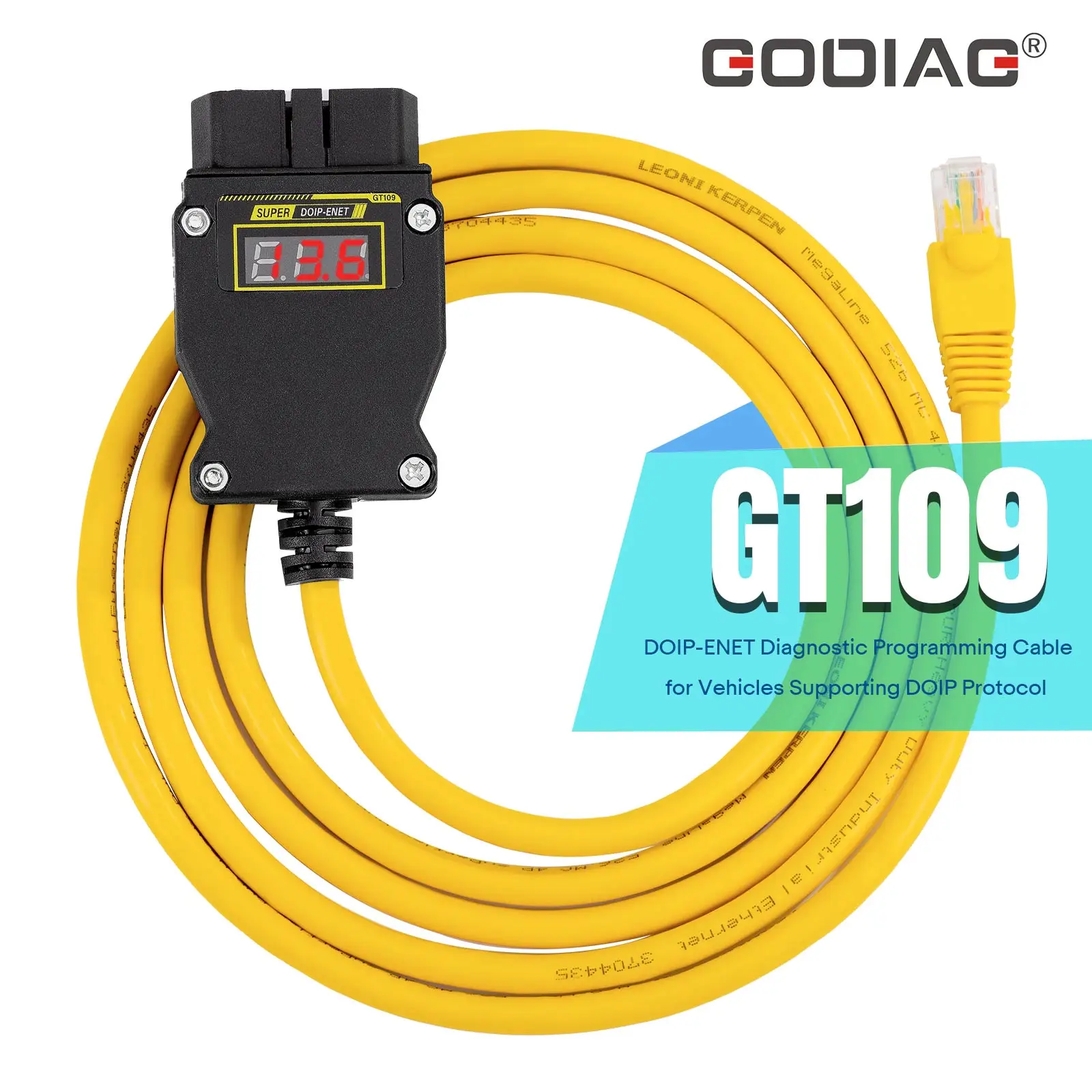 GODIAG GT109 DOIP ENET для BMW /Benz /VW /Audi диагностический программируемый адаптер кодирования