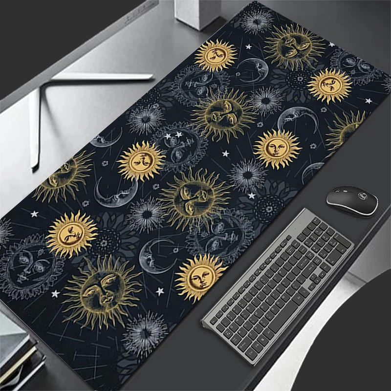 Большой игровой коврик для мыши с ретро-узором новый клавиатуры XXL геймерский на