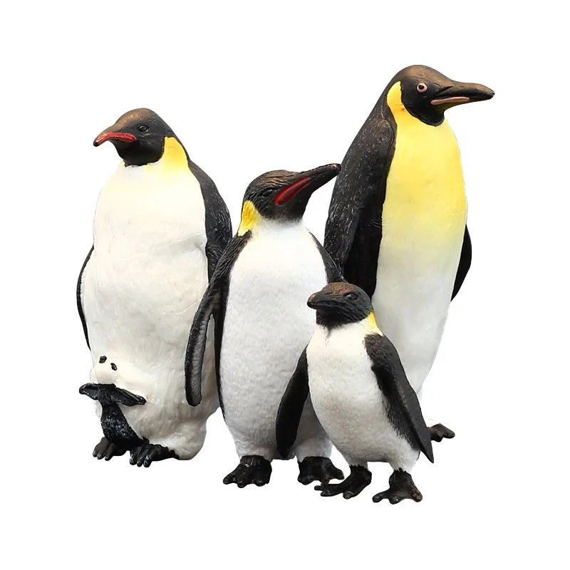 

Фигурки пингвина из АБС-пластика, реалистичные морские животные, твердые симуляции, коллекционные Развивающие игрушки для детей