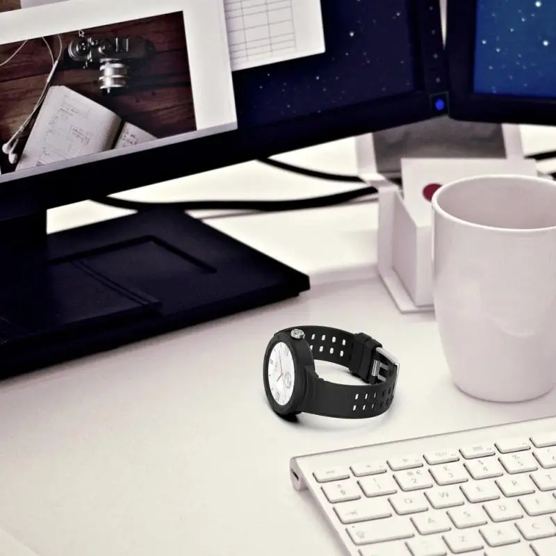 

Watchband Protective Case Universal Watch Band Silicone Integrated Strap Smartwatch Accessories