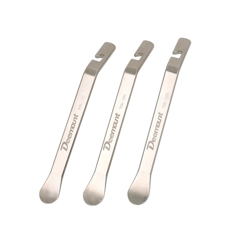 

Quality Bicycle Tyre Lever Tube Repair Service Carbon Steel Heat Treatment Chrome Plating Tire Opener Crow Bar