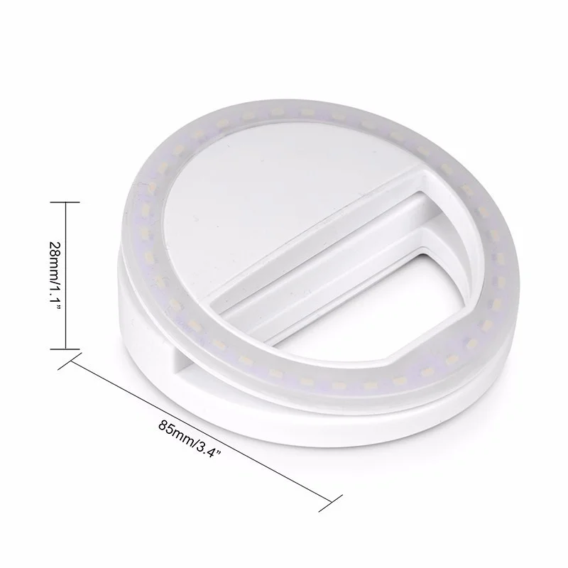 Beauty Selfie Led Light Camera Phone Photography Selfie Light for Xiaomi iPhone Sumsang Smartphone not included the battery