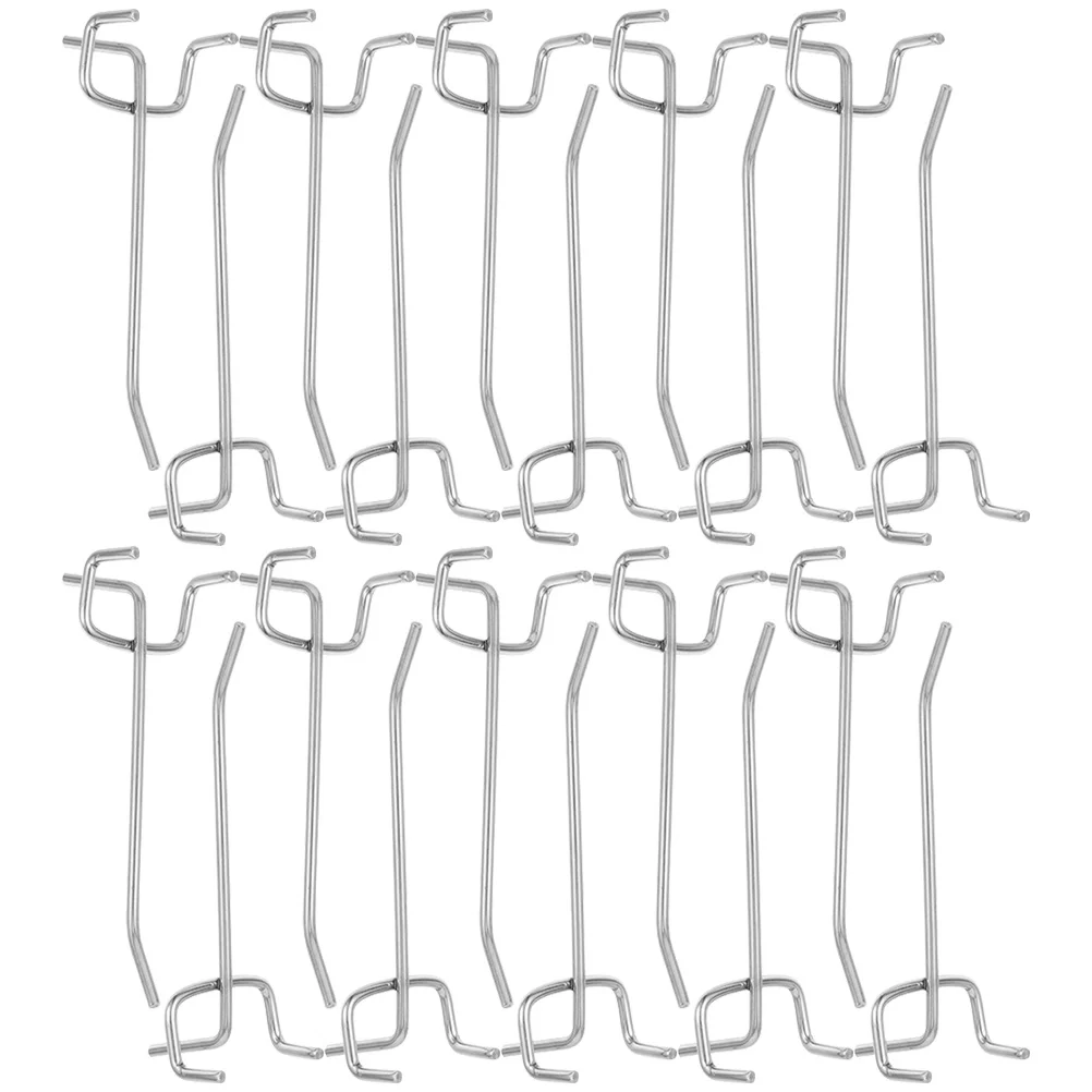 20 шт. крючки для гвоздей перфорированной доски стеллажи подвесные тяжелые