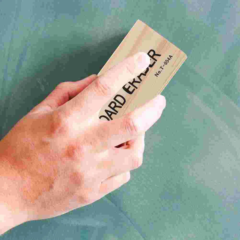

4 Pcs Wooden Blackboard Eraser Chalk Chalkboard Dry Boards Teaching Supplies Erasers Whiteboards Child