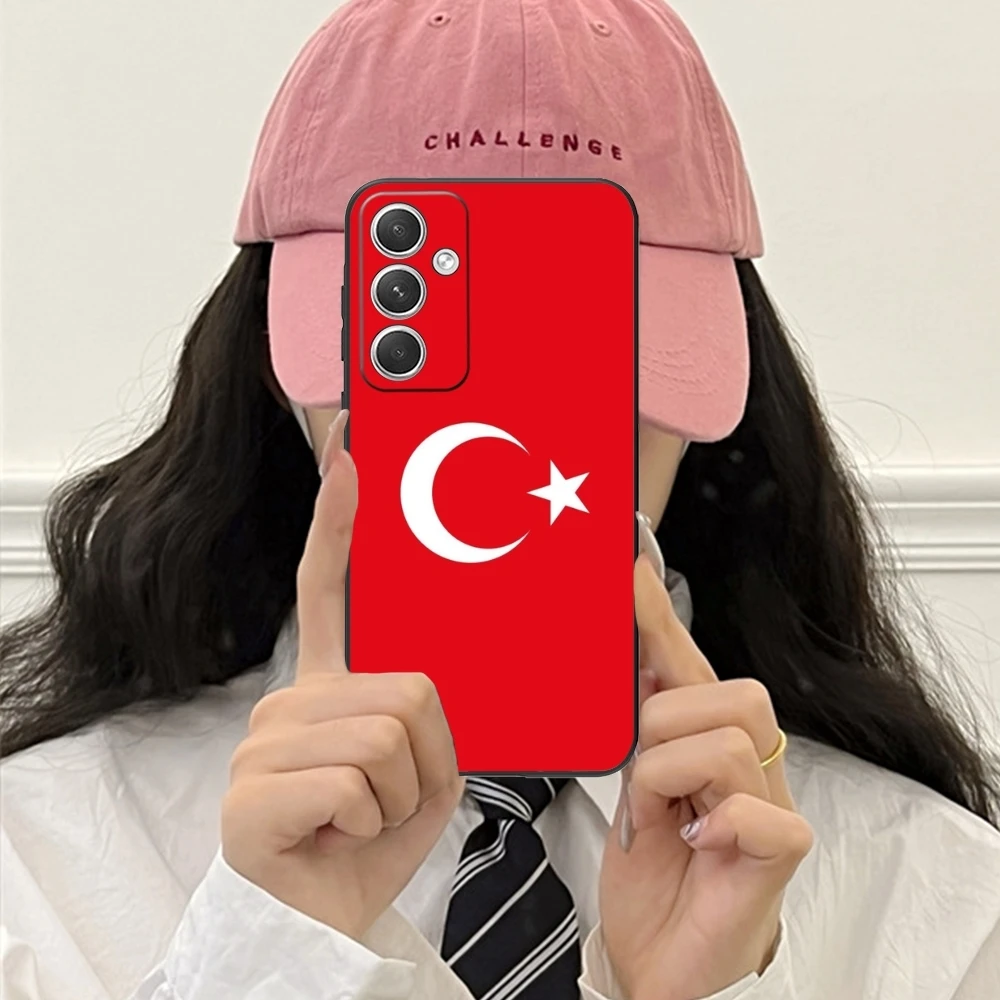 Чехол для мобильного телефона с изображением турецкого флага Samsung Galaxy S24 S23 S22 S21 S20