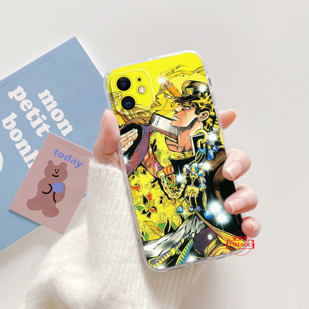 Японское аниме JoJo Soft чехол для Moto G9 Powe One Action Fusion Pro E12 E22I E22 G52 G42 G32 G22 G23 Z2 Z Play P40 P30 Edge 30