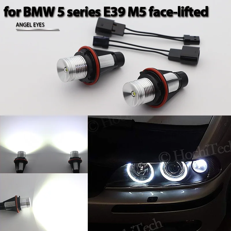 Автомобильные светодиодные кольца с ангельскими глазками 20 Вт 2 года гарантии