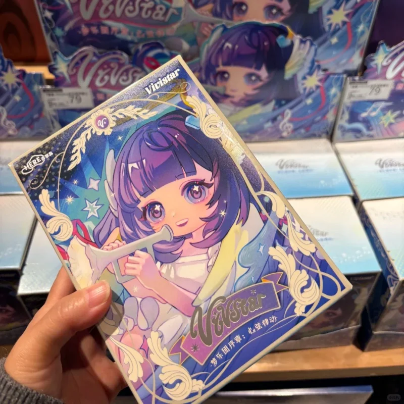 Фото Фигурки-сюрпризы Vivistar Blind Box Dream Orchestra Prologue Heartstring Tempo Series: милые коллекционные фигурки для декора рабочего стола №5
