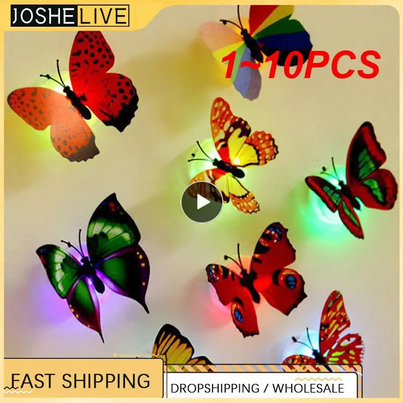 

1 ~ 10 шт. наклейки на стену в виде бабочек