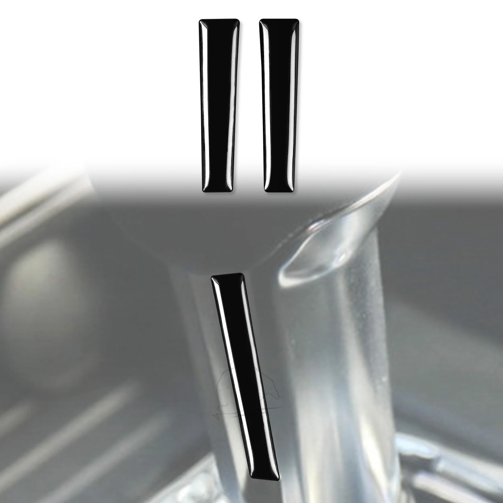 

Двухсторонний бампер для Ford Mustang 2015-2020, декоративная Обложка, наклейка, пластиковые аксессуары для автомобиля