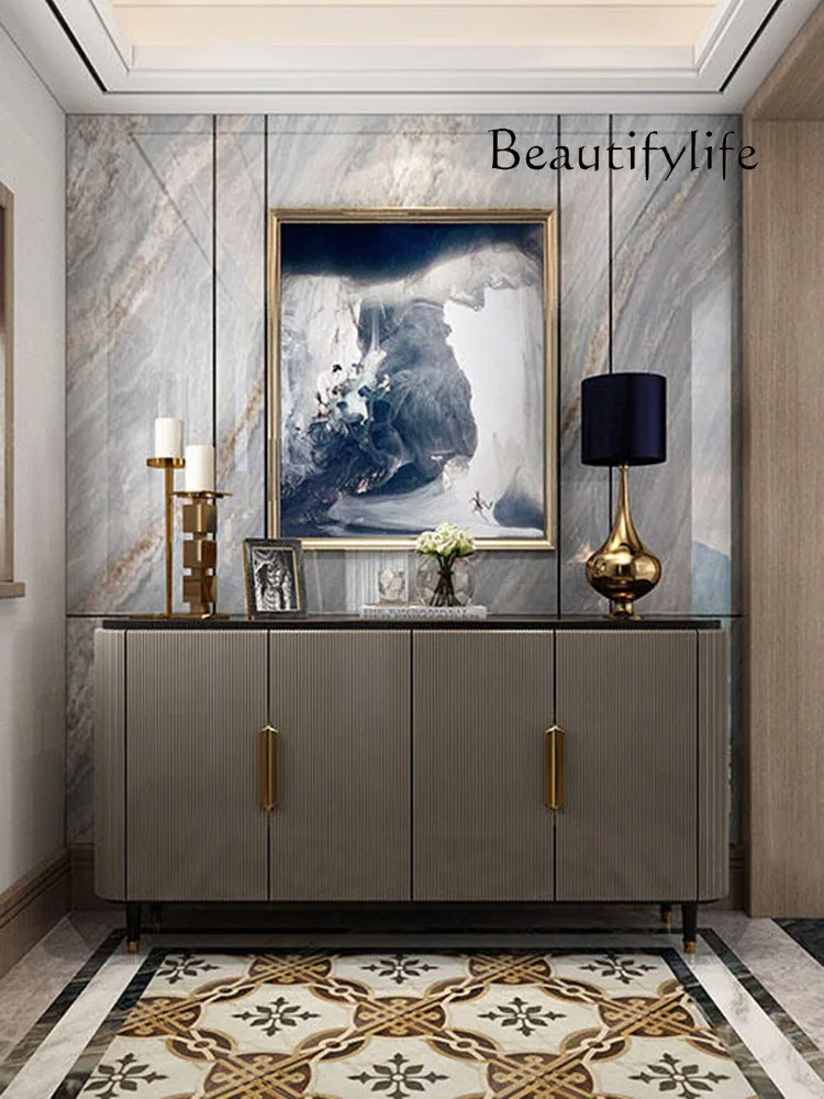 Итальянский современный роскошный вход простой домашний шкаф для обуви