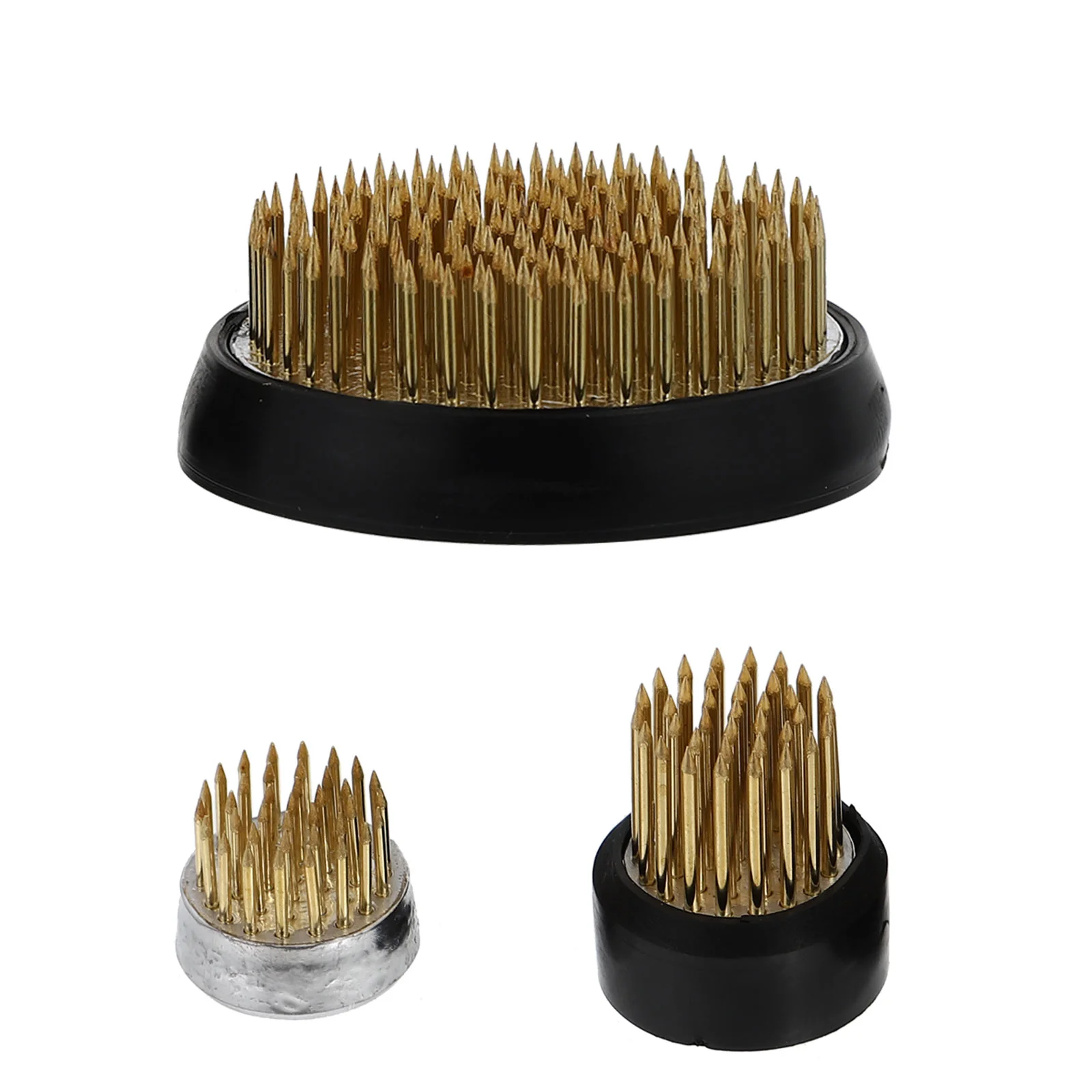 

3 Pcs Mini Vases Flowers Jianshan Arrangement Floral Fixation Needle Holder Pin Bouquet 6X6CM Rubber