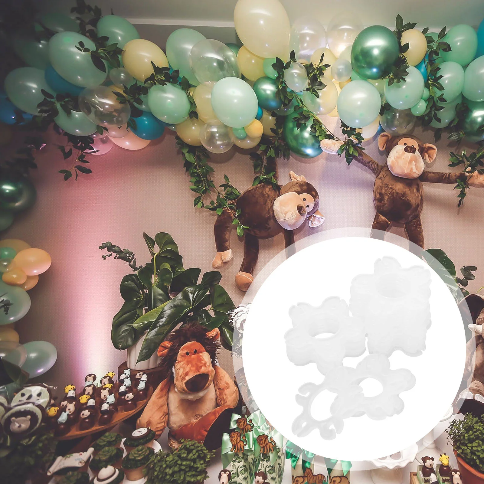 

100 Pcs Balloon Stand Arch Supports Clip Balloons Accessories Holder Plastic Ceiling Clips Party