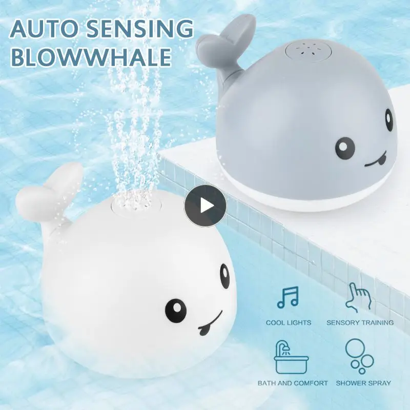 

Bath Toys Spray Water Light Rotate With Shower Pool Kids Toys For Children Toddler Swimming Party Bathroom LED Light Toys Gift