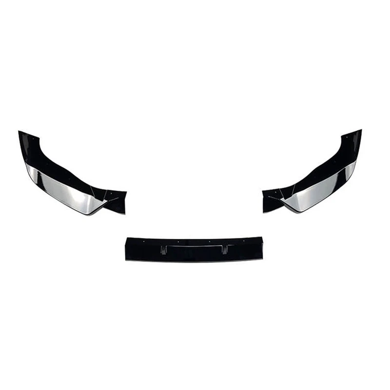 Фото Для BMW X3 G01 X4 G02 M Pack 2022+ Спойлер на передний бампер, разделитель губ, нижний комплект кузова, разделенная накладка на пластину лезвия №1
