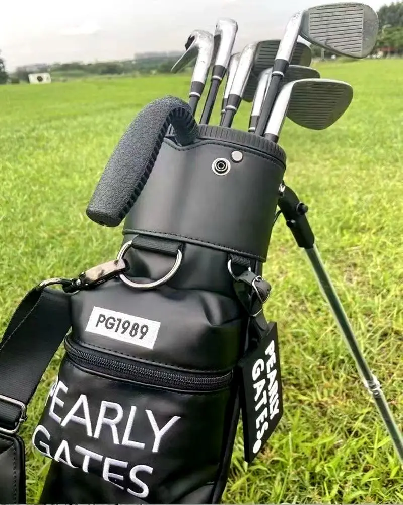 New Golf Bracket Package Korean Brand Men's and Women's Golf Gun Bag PU Waterproof Lightweight and Durable Golf Club Bag