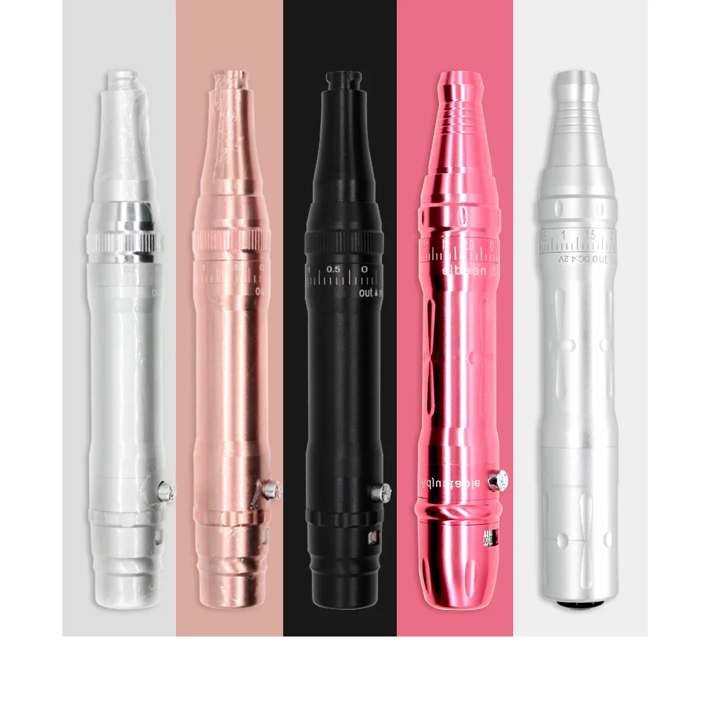 

1PC/Set Microblading Machine Kit Set Wireless Pmu Supplies Cartridge Needle with 2 Batteries Dermografo Micropigmentacion Tool