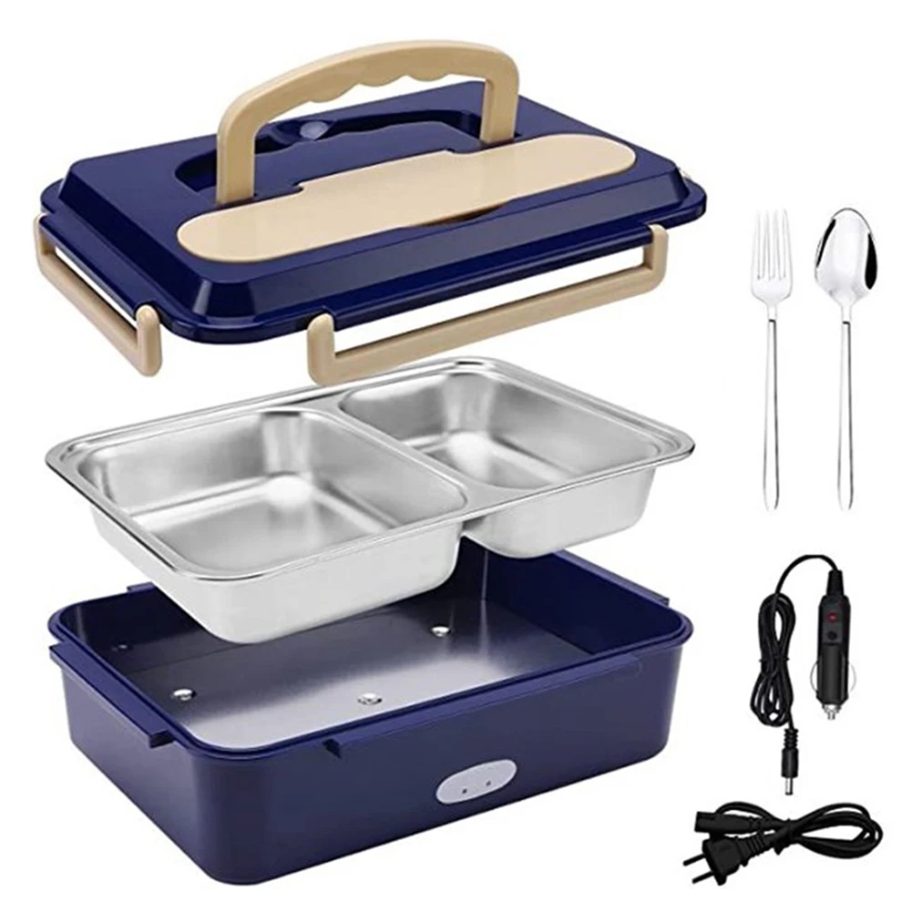 

Warmer Container Lunch Box Container Electric Heating Food Warmer For Office Kitchen Storage Leakproof Lunch Box