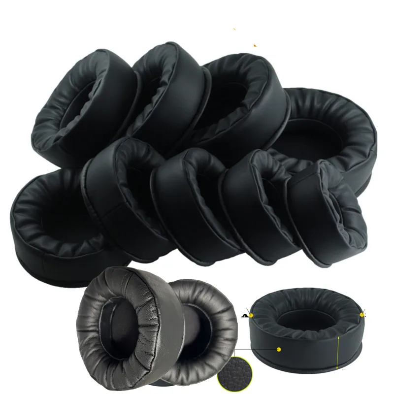 2 шт., мягкие белковые кожаные амбушюры для наушников 70/75/80/85/90/95/100/105 мм/110/115/120 мм