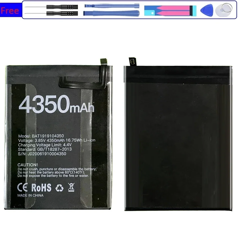 Аккумулятор мобильного телефона BAT 1919104350 4350 мАч для Doogee X95 Batteria