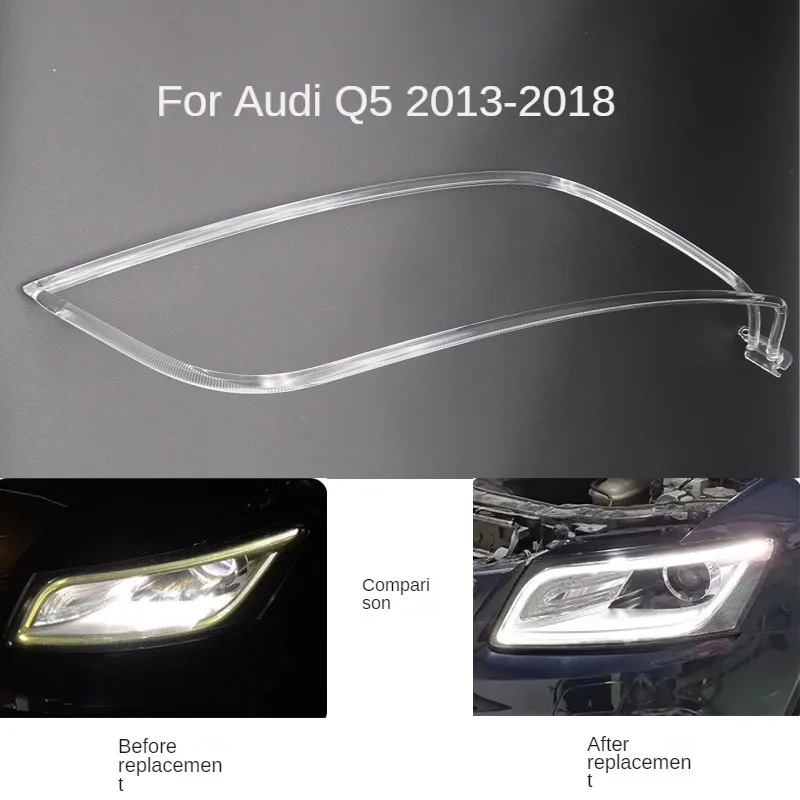 

Для AUDI Q5 2013-2018 DRL Световодя пластина Световодящая трубка Фара Дневные ходовые огни Guide Angel Eye