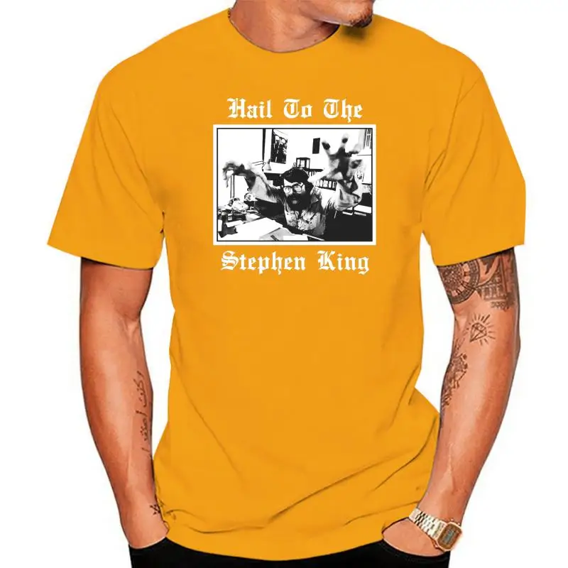 

Retro 80s/90s Hail to The Stephen King Graphic tee-Shirt Gift for Men Women Girls Unisex T-Shirt Sweatshirt Hoodie Short-Sleeved