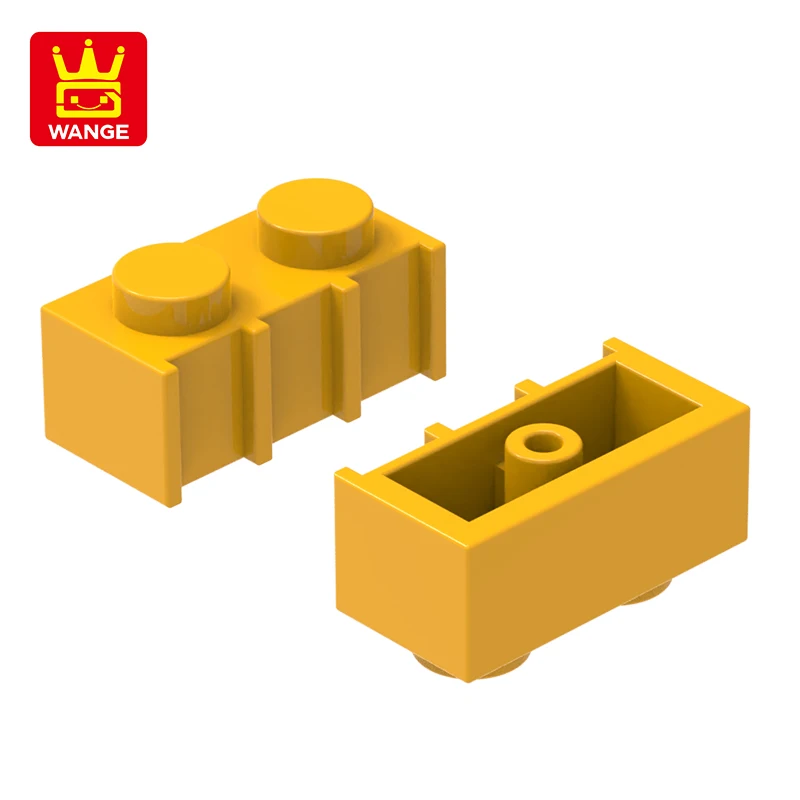 Wange 200 Шт. 2877Wt Модифицированный Вертикальный Зерновой Набор Ребристых Блоков 1x2 С