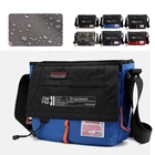 Нейлоновая мужская сумка через плечо для ноутбука, многофункциональный ПОРТФЕЛЬ унисекс на одно плечо, военные мессенджеры