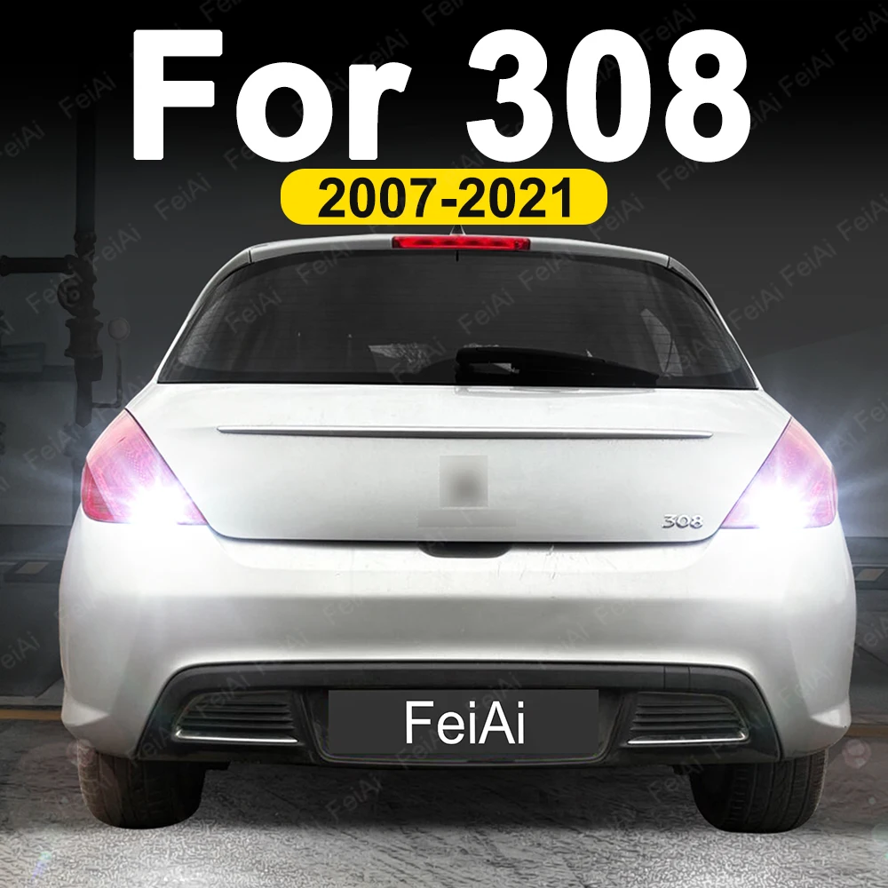 

Для Peugeot 308 CC SW светодиодные фонари заднего хода 2007, 2008, 2009, 2010, 2011, 2012 2013, 2014-2021 308, аксессуары для тюнинга, автомобильный светодиодный задний фонарь