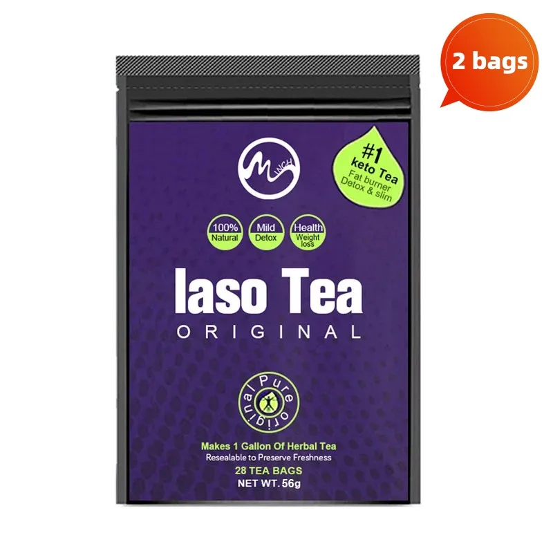 

Original Laso Tea for Intestinal Cleaning Detox Body weights Management Fat Loss Weight Slimming Tea Flat Belly Freshens Breath