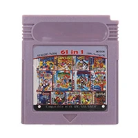 for nintendo gbc video game cartridge console card 61 in 1 compilation english language version