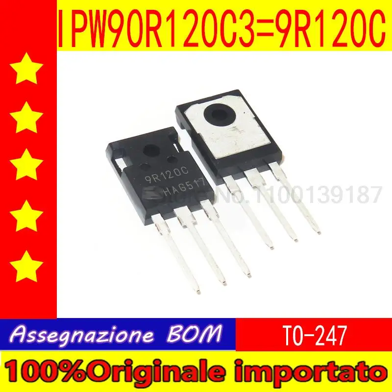 

10pcs/lot IPW90R120C3 9R120C 36A 900V APT60D120BG 60A 1200V TO-247 MOS field effect transistor