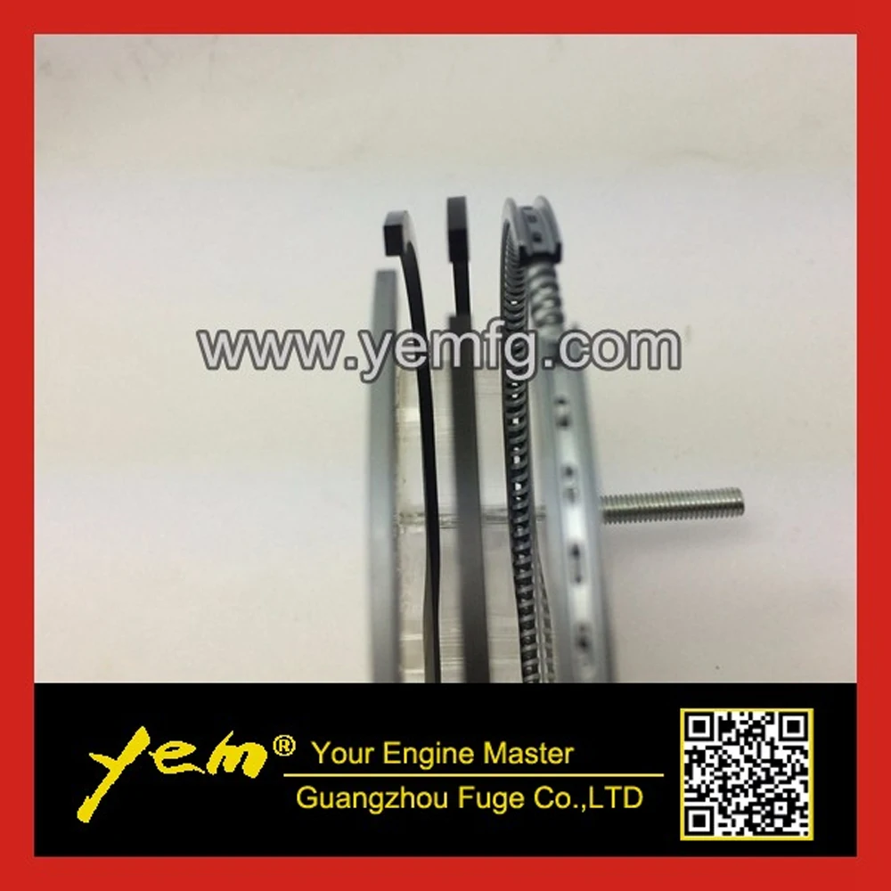 Запчасти для двигателя Yanmar 3T84 3D84-1 поршень + поршневое кольцо 129350-22090 129367-22090