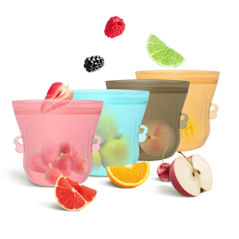 

Safe And Harmless Fresh Sealed Bags Low Temperature Resistance Food Bag Vegetable Fruits Sandwich Multi Functional Snack Bag