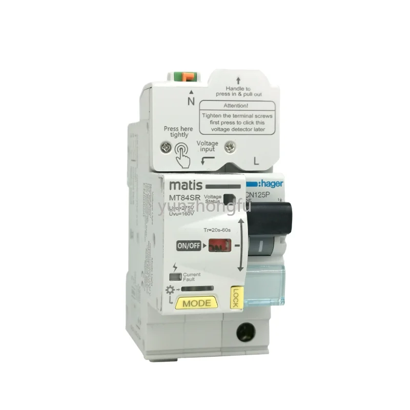 

Автоматический выключатель Matis MT84SR, 1P 25a mcb